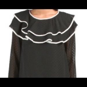 MAX SPORT Black and cream cocktail dress NWT SZ XS